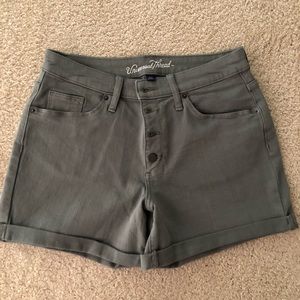 Universal thread button up shorts